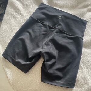 Lululemon Charcoal biker shorts